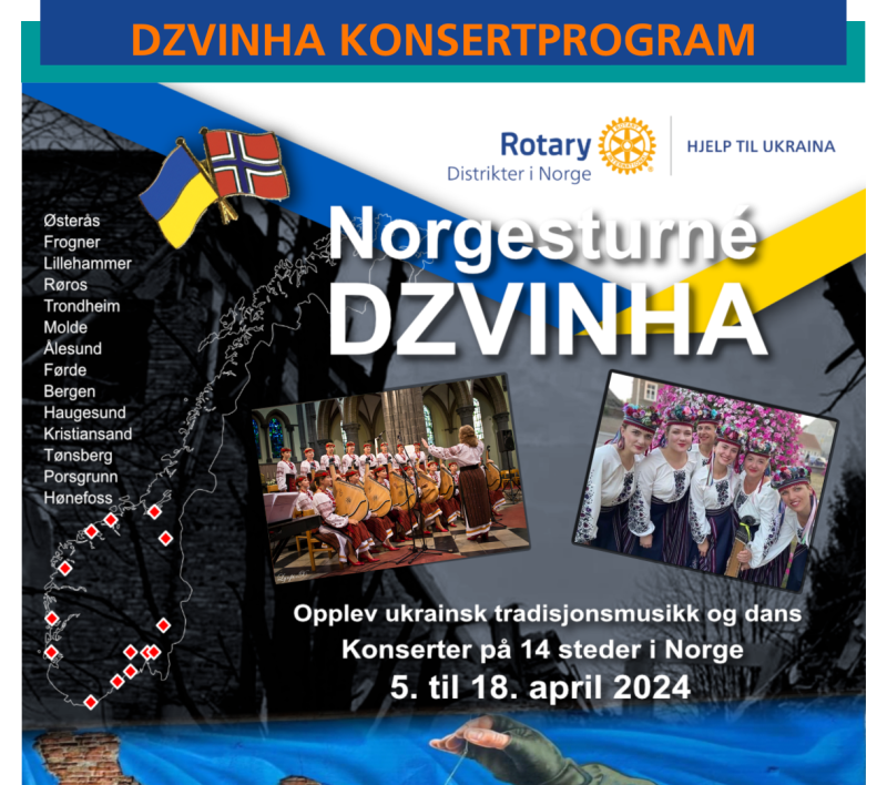 Opplev ukrainsk folkemusikk på Norgesturne i april